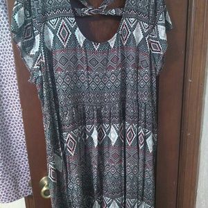 Aztec Print Summer Dress